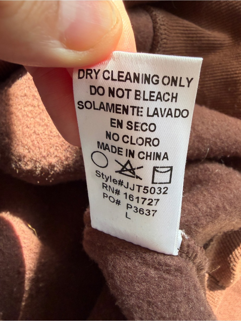 Jade by Jane Womens Oversized "Be Yourself Love Yourself" Sweatshirt L Brown - Picture 6 of 7